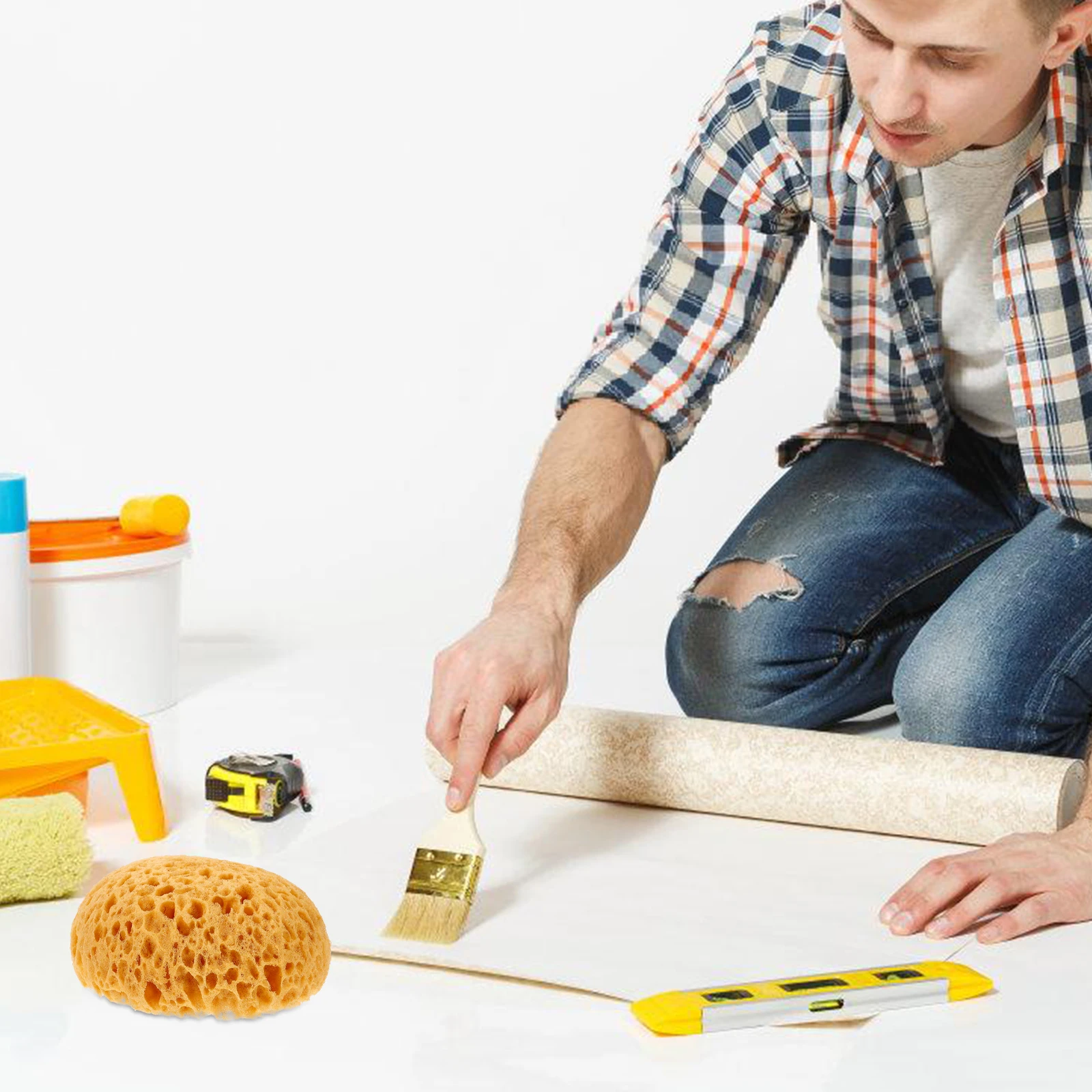 

2 Tool For Painting Wall Drywall Texture Ceiling Texture Sponge Repair Painting Drywall Patch Sponge DIY Home Decor