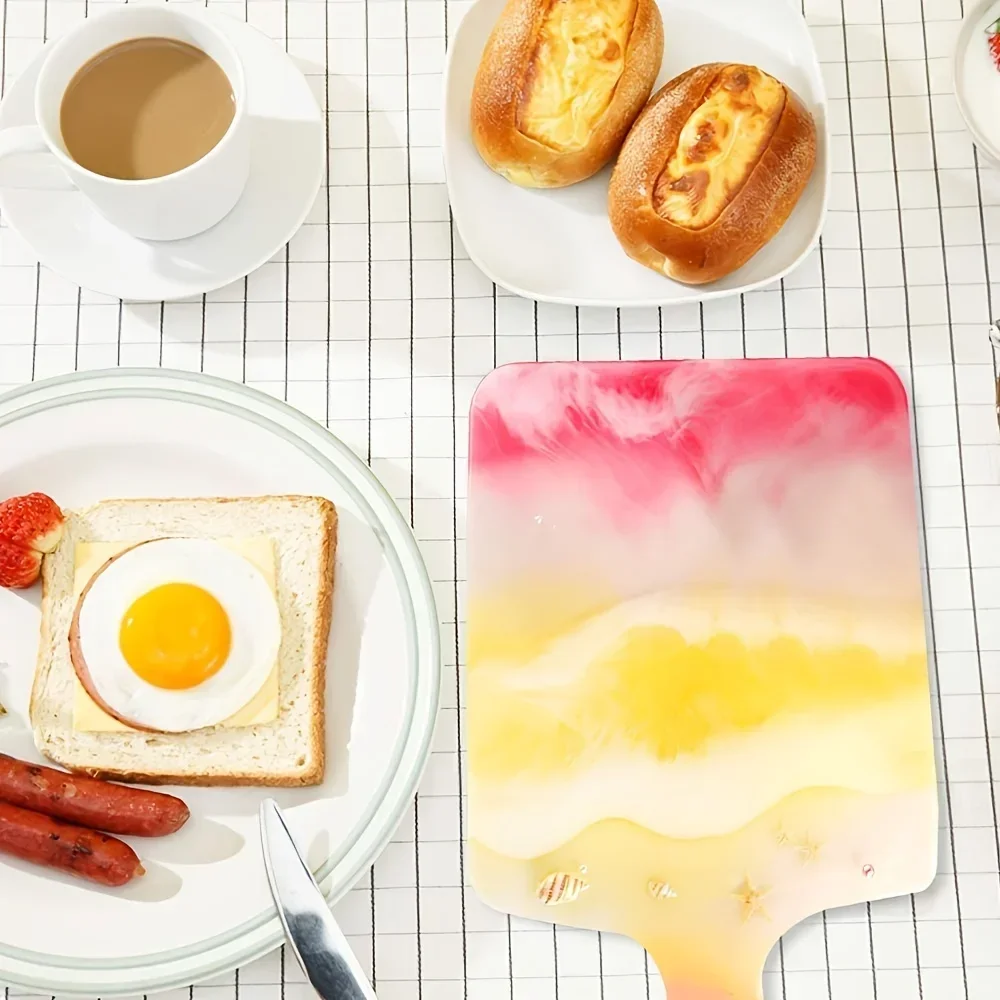 Resin silicone tray molds, epoxy resin casting molds, DIY resin large tableware rectangular template for home decoration