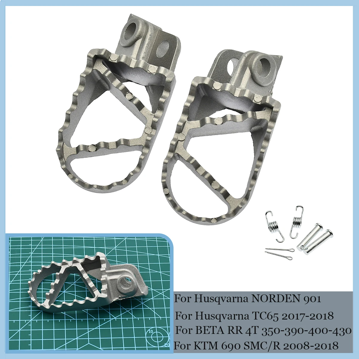 

For Husqvarna 701 Enduro 701 Supermoto Super Moto Motorcycle Accessories Footrest Footpegs Foot Pegs Rests Foot Pedals Parts