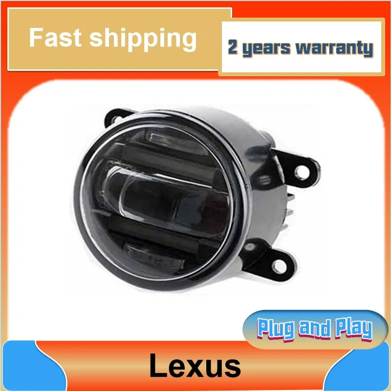 Car Styling for Lexus GS Fog Lamp LX RX GX 200 270 300 350 400 430 460 570 Auto Fog Lamp DRL 2 Function Model