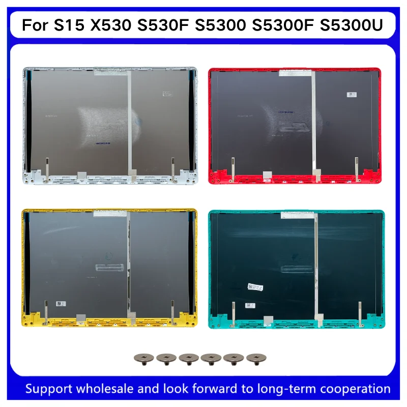 98 New For Kailxuling S15 X530 S530F S5300 S5300F S5300U Laptop LCD Back Cover Metallic Material Notebook
