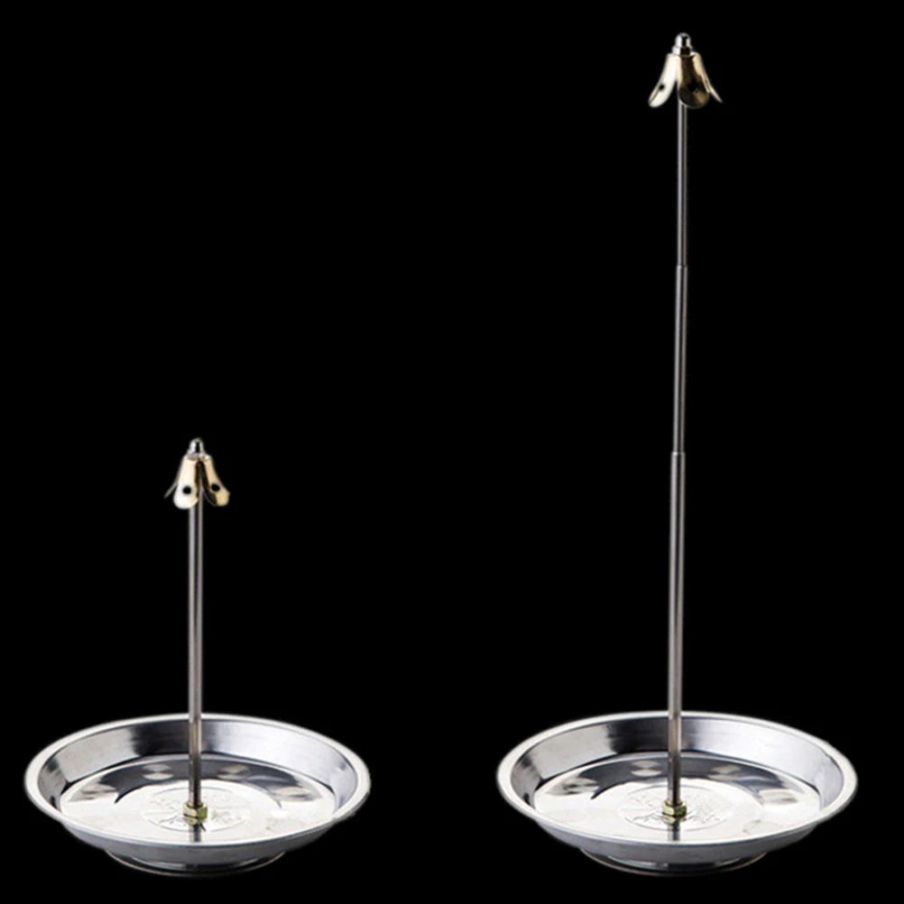 

3Pcs Stainless Steel Telescopic Incense Burner Coil Holder Aroma Therapy Incense Rack for Home Study Tea Room Relaxation