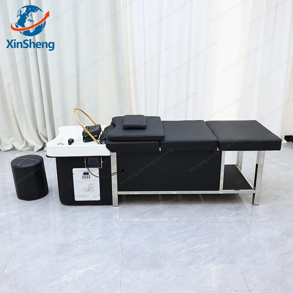 

XinSheng Hair Wash & Head SPA Fumigation Shampoo Bed Beauty Salon Massage Table Massage Beds Barber Shop Commercial Furniture