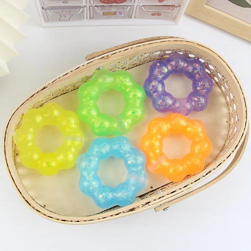 Donut Pinch Safe Non-toxic Portable Music Kids Toys Cute Pinch Fun Relieve Stress Decompression Pinch Music Adult gift