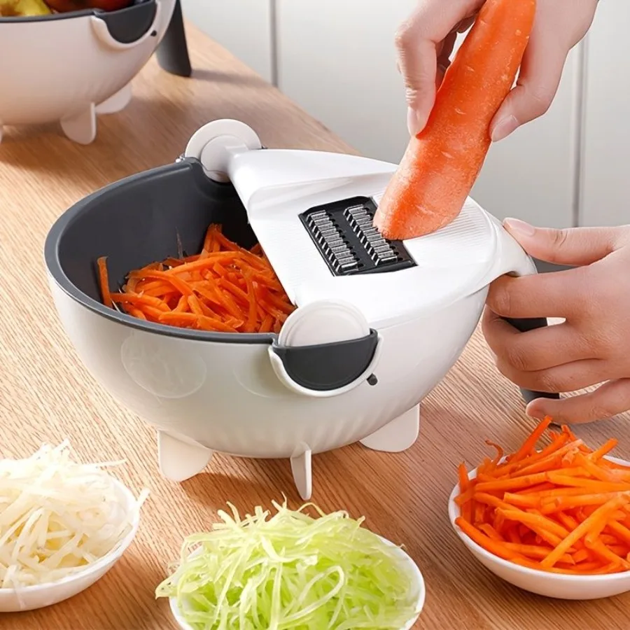 

1 комплект корзины для резки и слива; Многофункциональный артефакт для резки овощей; Инструменты для измельченных ломтиков картофеля; Кухня V