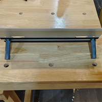 Superior! Aluminum Alloy Guide Rail Track Workbench Peg Brake Bench Clamp 19mm Dog Hole Woodworking Table Limit Block Workbench