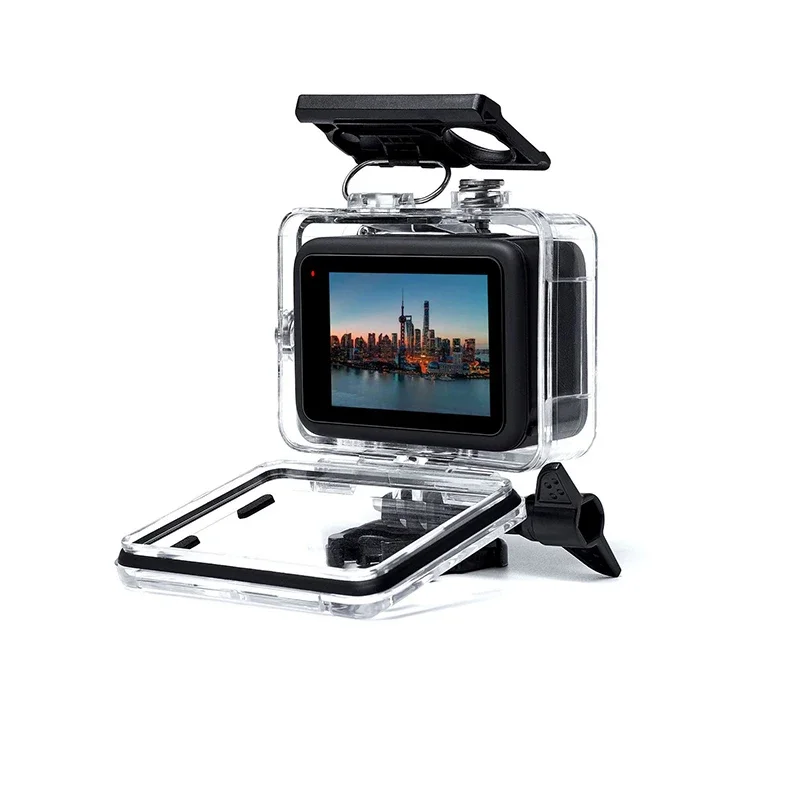 40 متر تحت الماء مقاوم للماء الغوص واقية قذيفة الأحمر الأرجواني الوردي تصفية الطفو Selfie عصا لكاميرا Gopro Hero 9 الرياضية