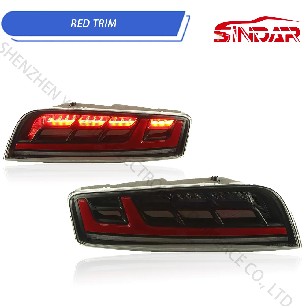 SINDAR 2 stuks Achterlicht Accessoires voor Audi R8 V10 4.2/5.2 FSI Tweede Gen, achterlicht Montage Voor Audi R8 2008-2016 Richtingaanwijzer