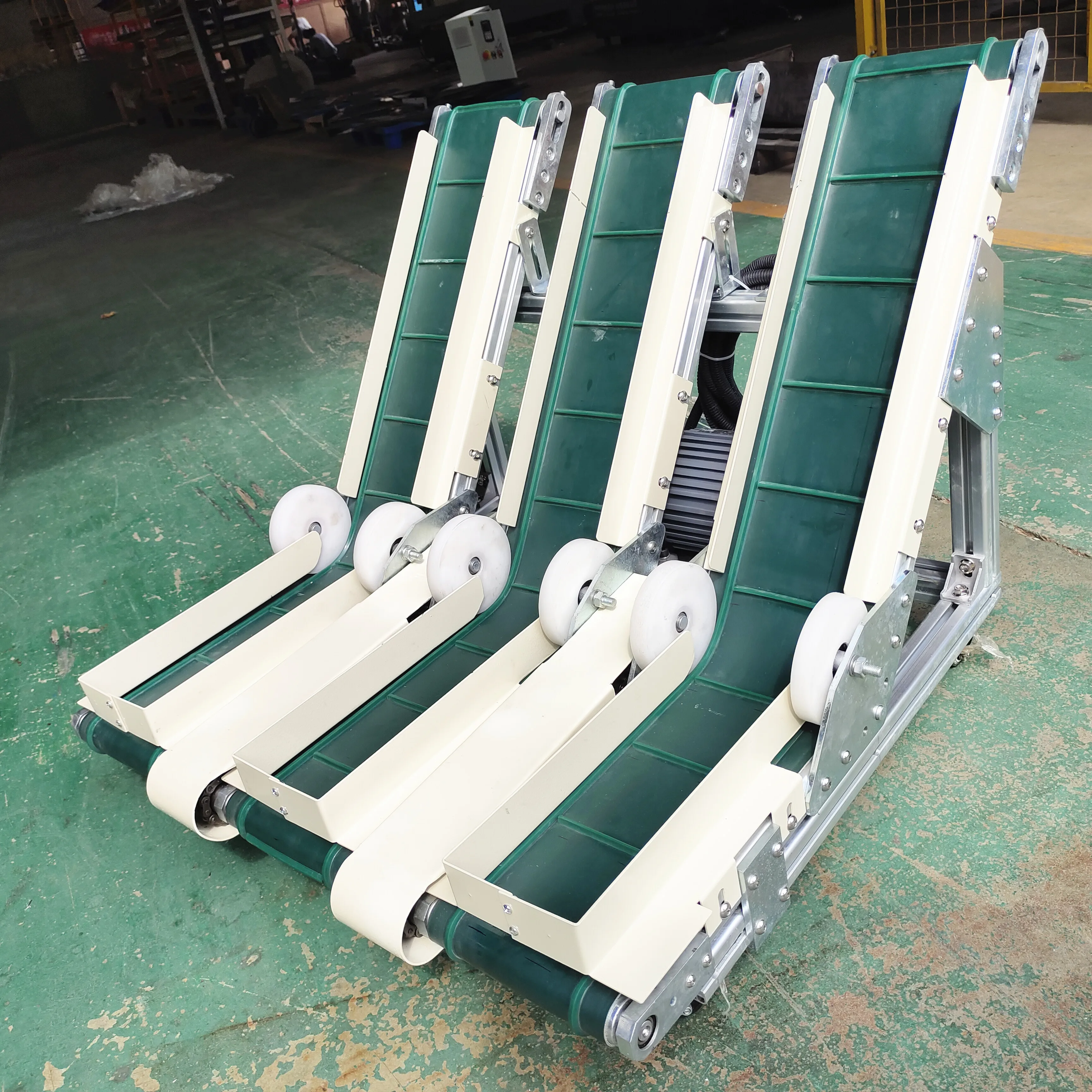 Assembly Line Grain Incline Belt Conveyor Material Flow Sorting Conveyor Belt