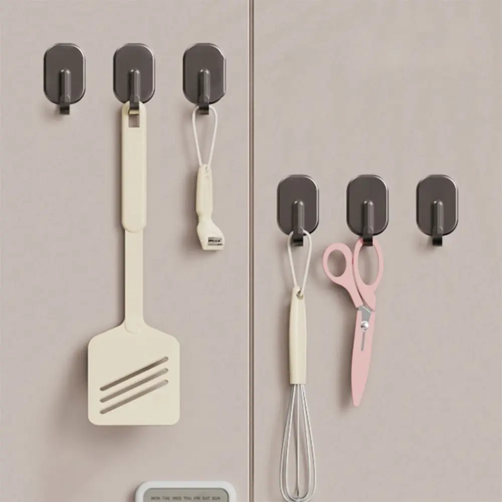 1/2/3/4PCS Strong Magnetic Magnetic Hook Heavy Duty Key Hanger Key Towel Storage Holder Multi-Purpose Wall-mounted Hook
