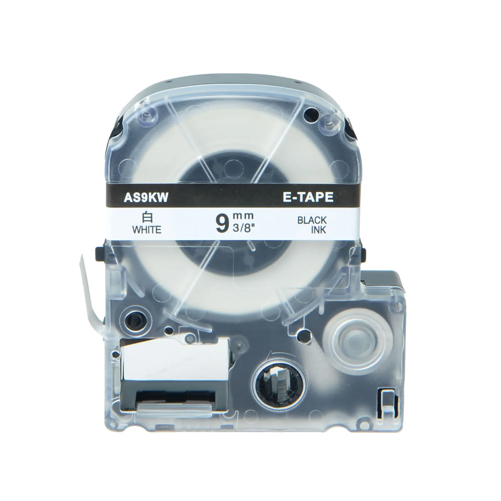5PK Compatible for Epson 9mm AS9KW/LA-3WBN Standard Labels Black on White For LW-400 LW-300 LW-700 LW600P K200BL Label Printer
