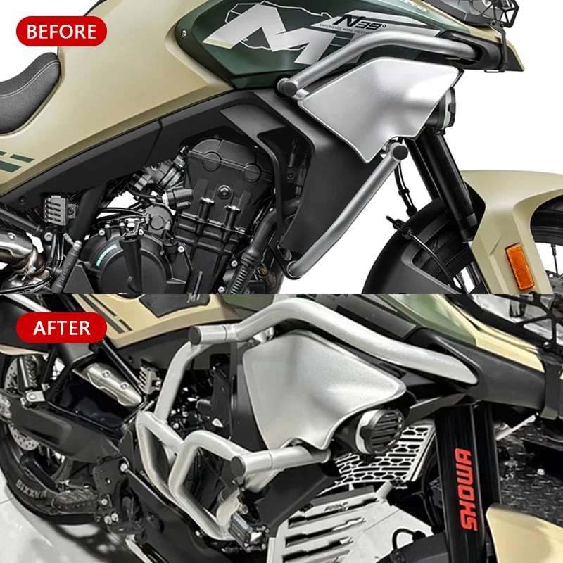 800MT دراجة نارية الطريق السريع محرك الحرس تحطم بار صالح ل CFMOTO 800MT 800 MT MT800 الإطار الوفير هدية حامي بار