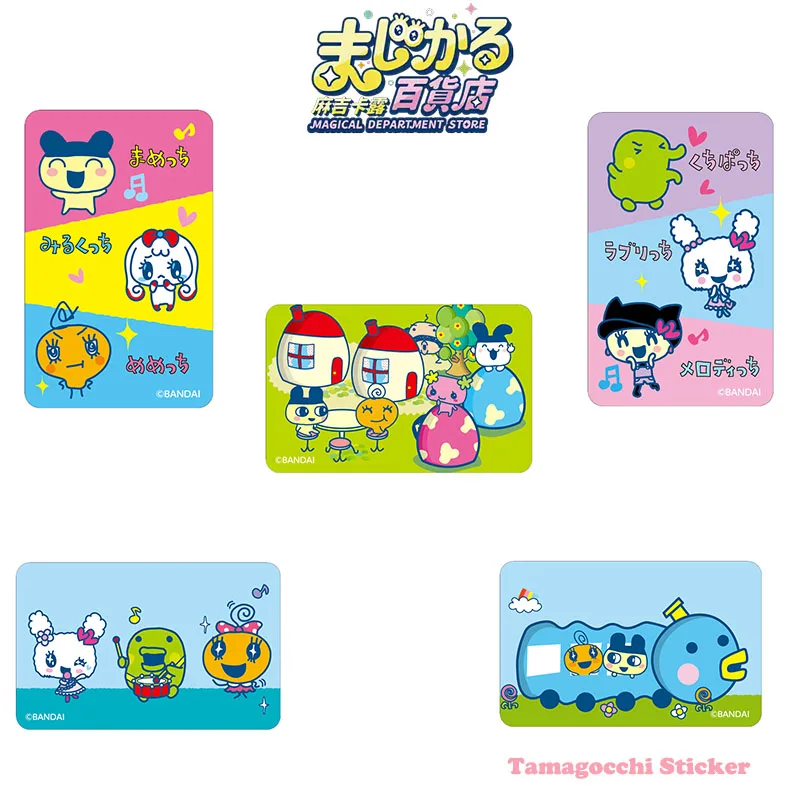 

Genuine Magical Department Store Original Tamagotchi Lenticular Clear Card Changing Badge Anime Figure Gift