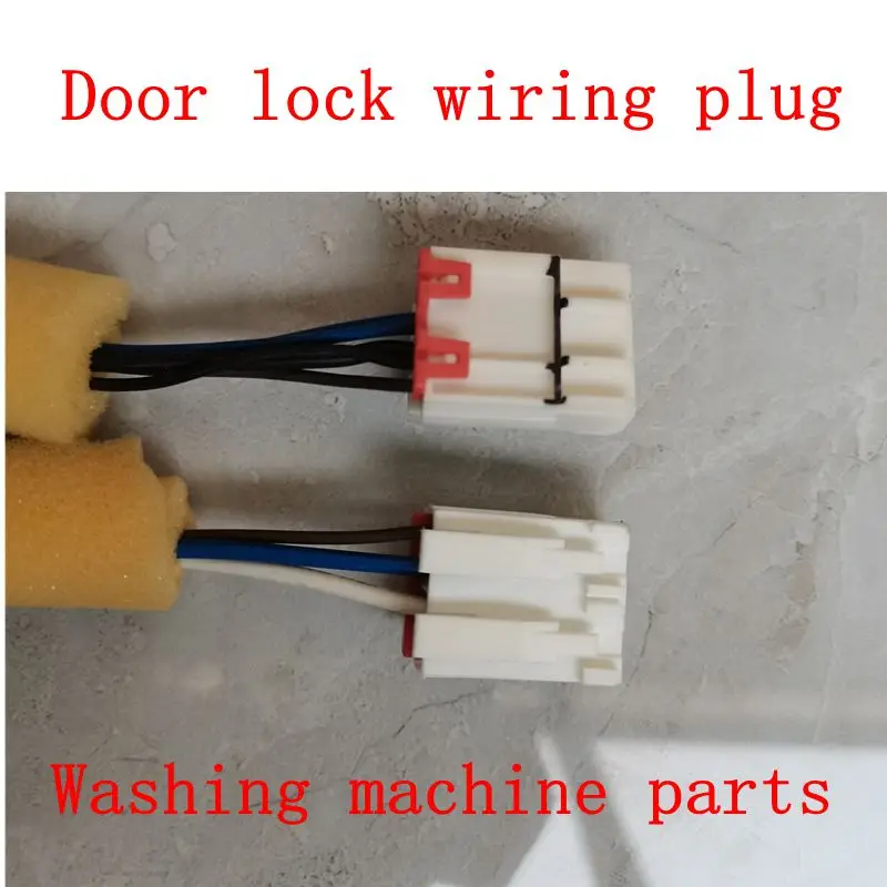 

for Samsung Drum washing machine electronic door lock delay switch Door lock wiring plug 3 plug parts