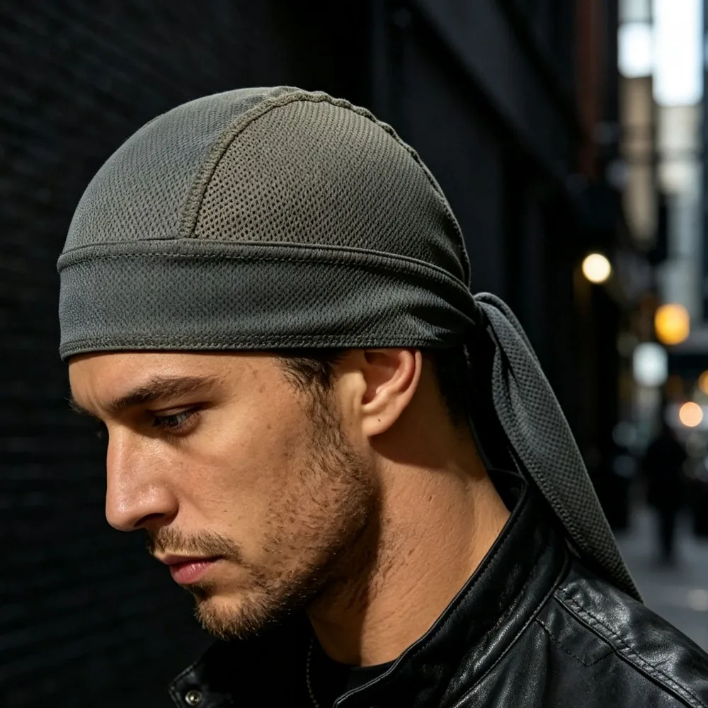 Men Women Outdoor Pirate Hat Quick Dry Cotton Headscarf Sweat Absorbent Cycling Bandana