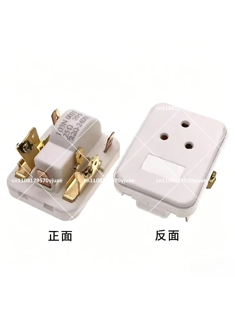 5 Pcs Refrigerator Compressor PTC Starter Relay 103N0021 25Ohm 220-240V for Fridge Freezer