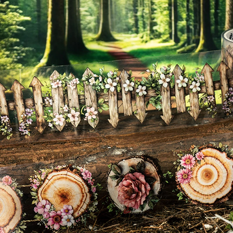 papel-fita-adesiva-de-paisagem-fofa-1-rolo-verde-floresta-noruega-mansao-fita-de-cenario-manual-scrapbook-decoracao-diy-presentes