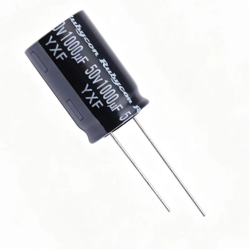 10 SZT. YXF 10V 16V 25V 35V 50V 63V 100V 10UF 22UF 47UF 100UF 220UF 470UF 680UF 1000UF Kondensator Elektrolityczny Rubycon NOWY — zdjęcie produktu 5