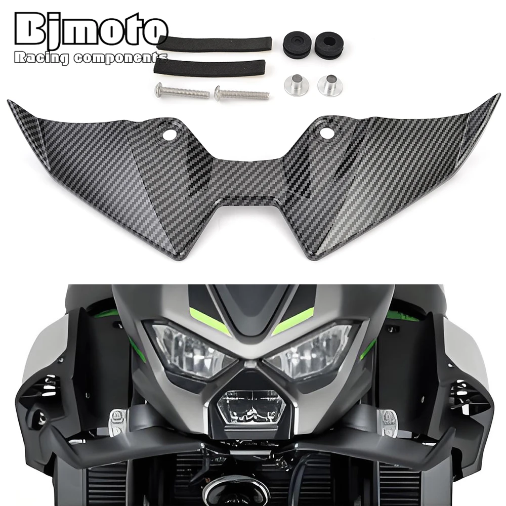 For KAWASAKI Z900 Z900SE 2025 2026 Wing Downforce Front Spoiler Naked Aerodynamic Fairing Beak Extender Cowl Protector