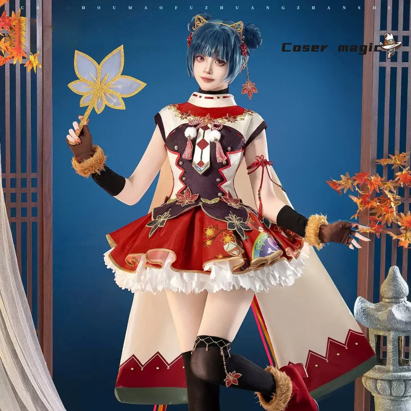 

Аниме LoveLive! Цусима Йошико Косплей Костюм Униформа Хэллоуин Карнавал Вечеринка Рождество Игры Ролевая Одежда Одежда