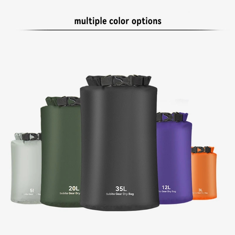 

Waterproof Dry Bag,20L/35L Outdoor Stuff Dry Sack,Nylon Fabric Durable Wet Dry Storage Bag for Fishing,Camping,Kayaking,Swimming