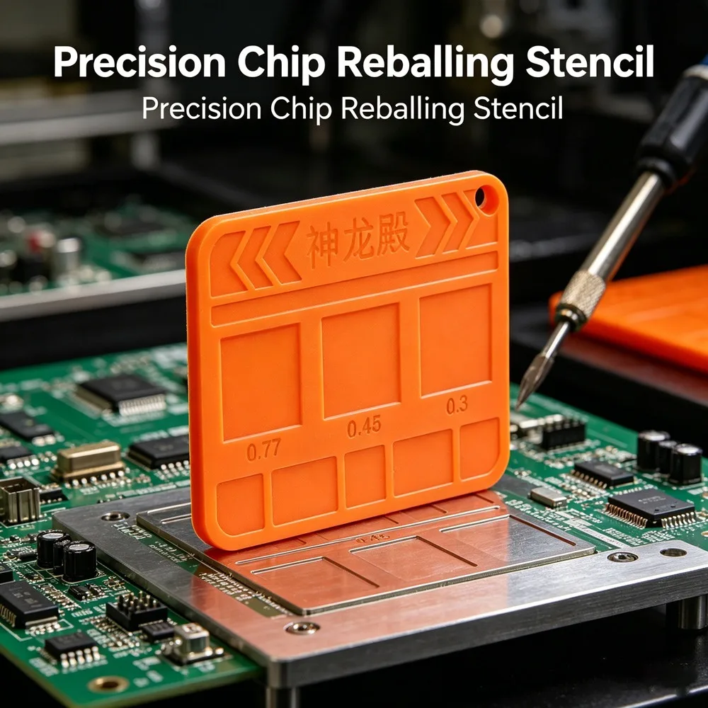Lightweight Silicone IC Chip Position Reballing Mat Magnetic Storage Grooves For Cell Phone Motherboard Soldering Repair Kit