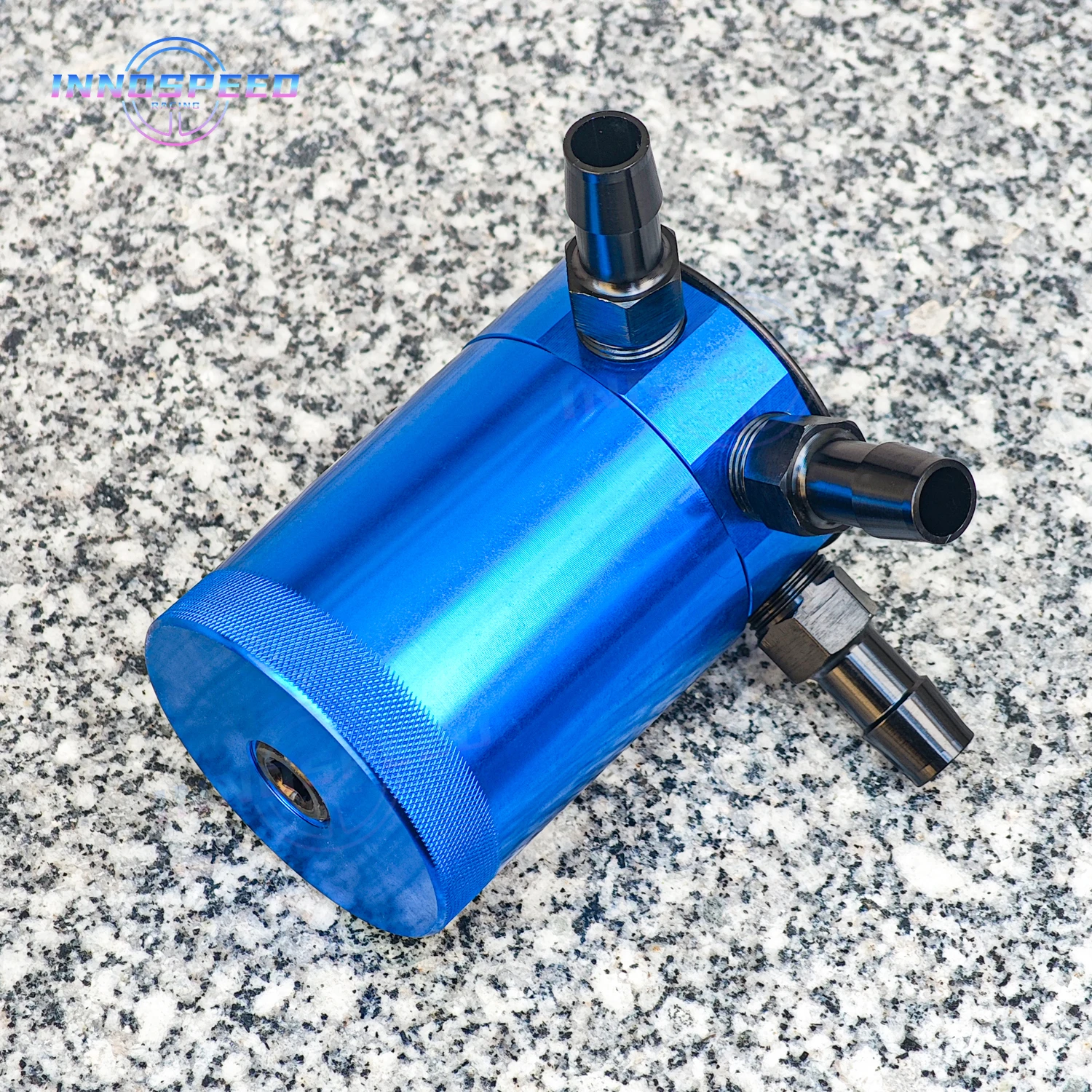 علبة سباق عالمية مكونة من 3 منافذ للزيت باللون الأسود/الأزرق #6