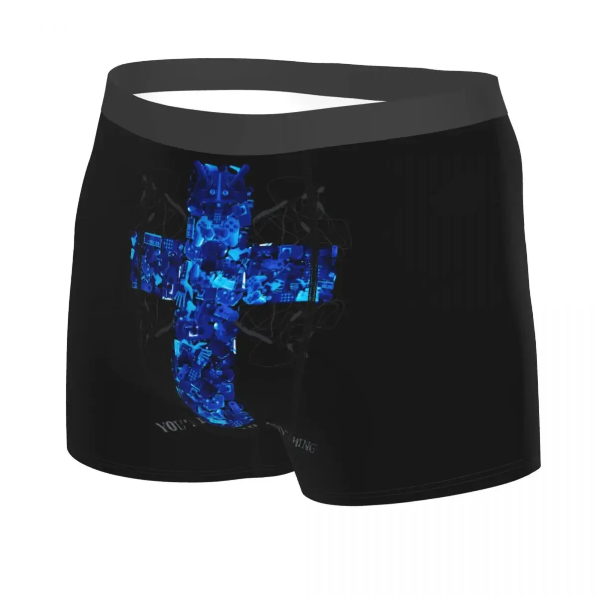 Custom Male Funny  Mindless Hip Hop Punk Rock Self Indulgence Underwear Electro Boxer Briefs Breathable Shorts Panties