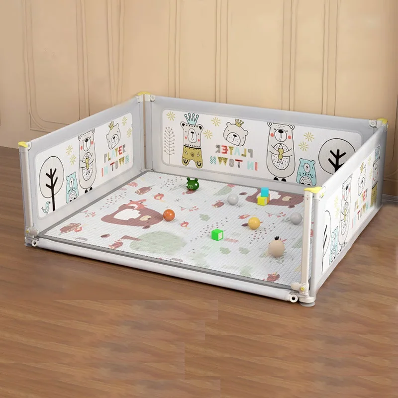 Imbaby playpens รั้วกั้นเด็กทารก, รั้วกั้นเด็กลายการ์ตูนสำหรับเด็กรั้วสำหรับเล่นเกมสระว่ายน้ำลูกบอลสนามเด็กเล่น