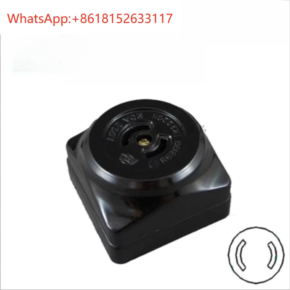 مقبس LK2220K-1/LK6220 مقبس صناعي مضاد للخياطة ومضاد للسقوط 2P20A250V