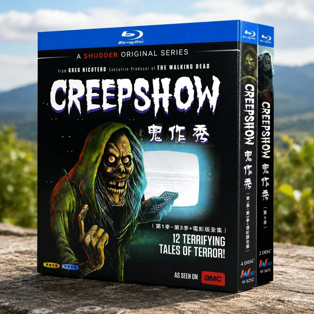 Blu-ray Ultra HD TV Series Creepshow Seasons 1-4 and Movie Edition Box Set