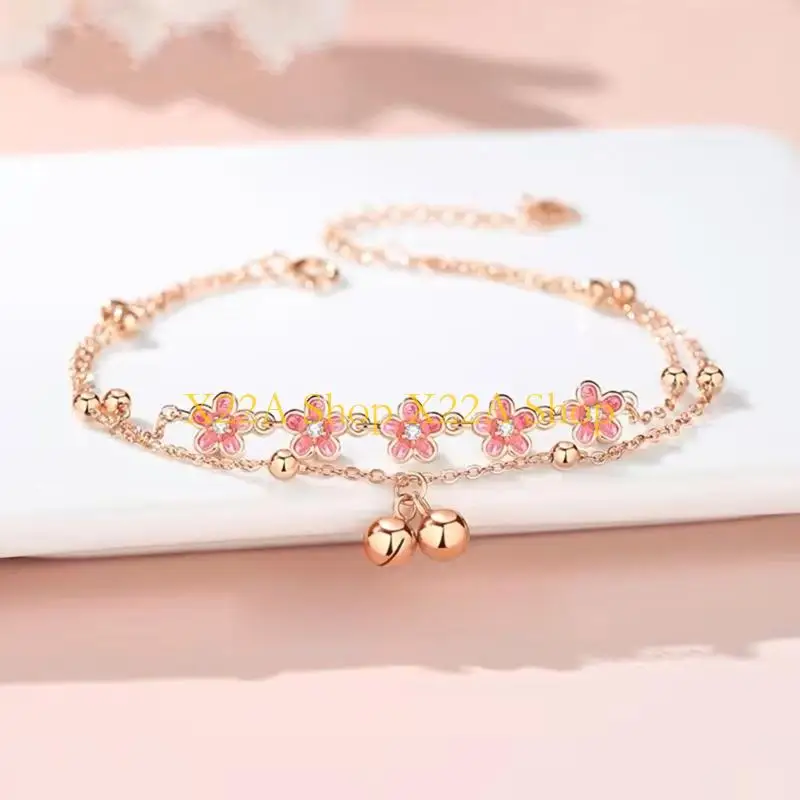 Unique Trendy Copper Foot Bracelet Floral Motifs Decoration Flexible Allergy Safe Designs Daytime Styling Accessory