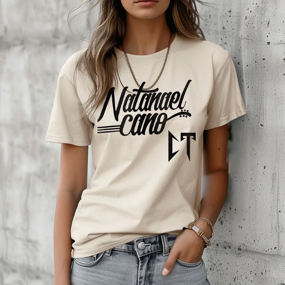 Natanael Cano tshirt women graphic Tee female designer funny clothing