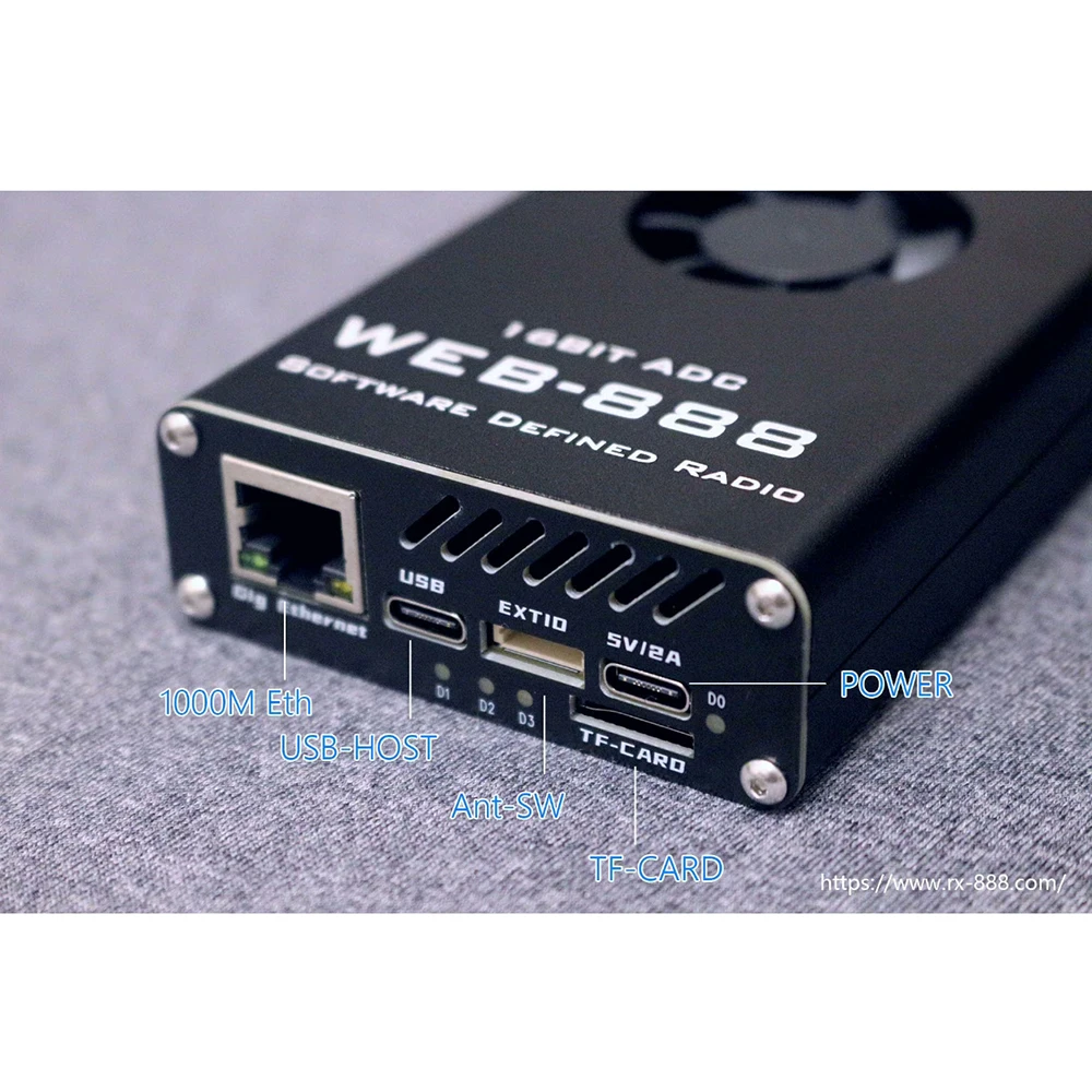 Web-888 16bit ADC 62M bandwidth DDC Web SDR