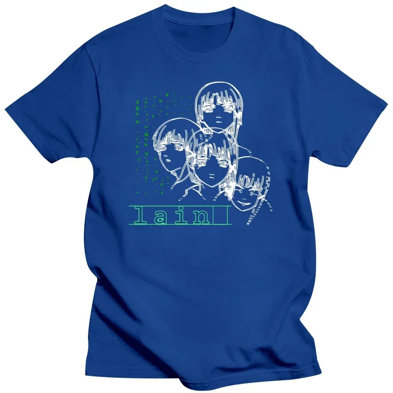 Popular Fashion Wears Trend Women Men Tee Serial Experiments Lain Print TShirts Oversize Tshirt Summer Oneck Couple Streetwear