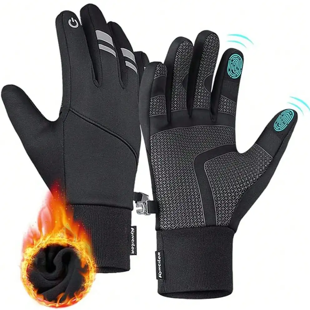 

Winter Gloves For Men/Women Warm Touch Screen Snow Ski Bicycle Bike Gloves For Driving/Cycling/Running/Hiking