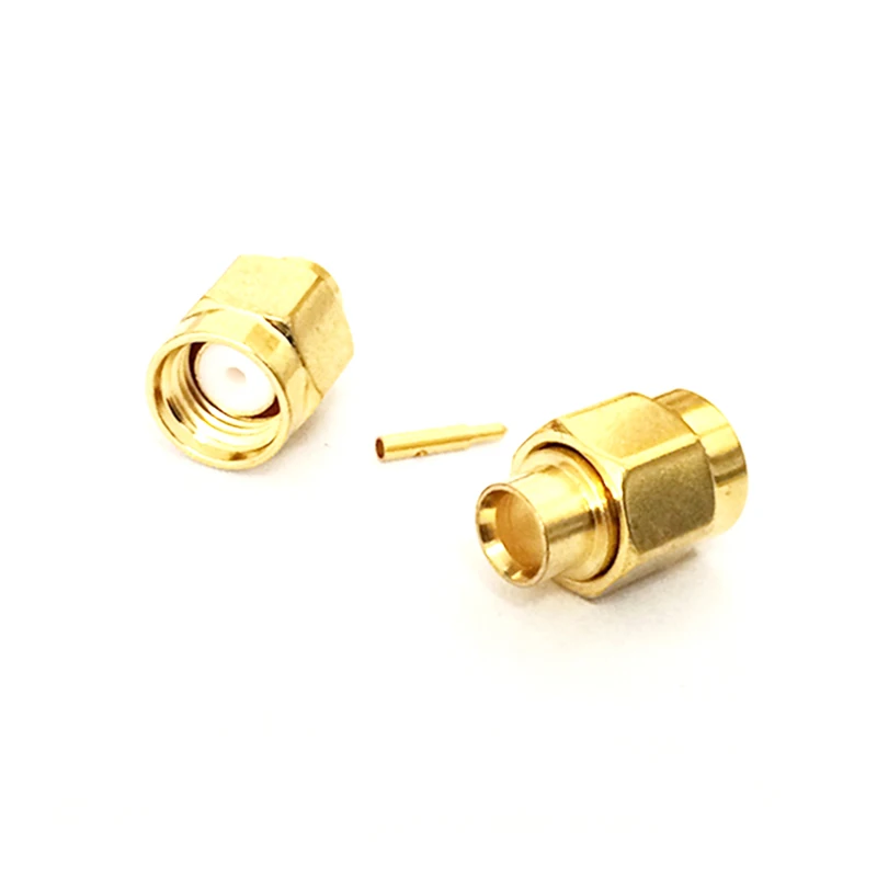 

1pc SMA Male Plug RF Coax Modem Convertor Connector Solder for Cable RG402.141" Straight Goldplated NEW Wholesale