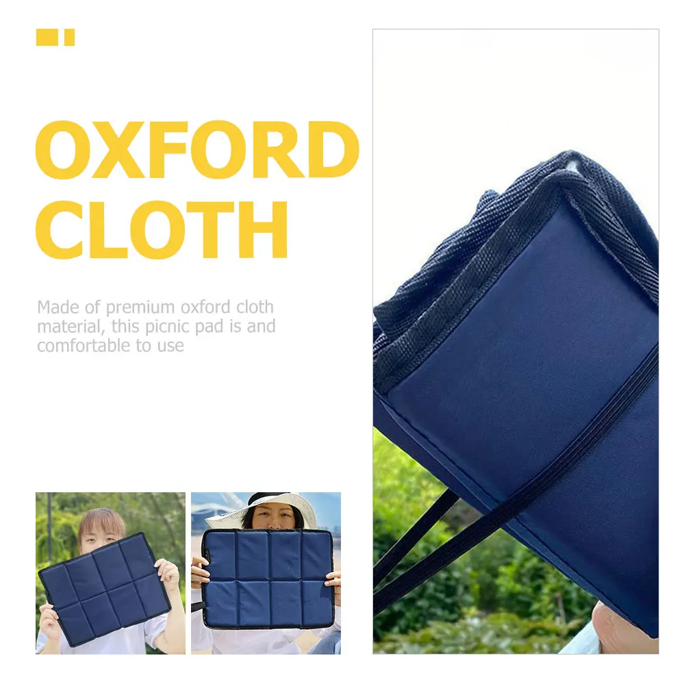 

2 Pcs Sleeping Pad Waterproof Seat Cushion Child Mat Outdoor Oxford Cloth Portable Seating