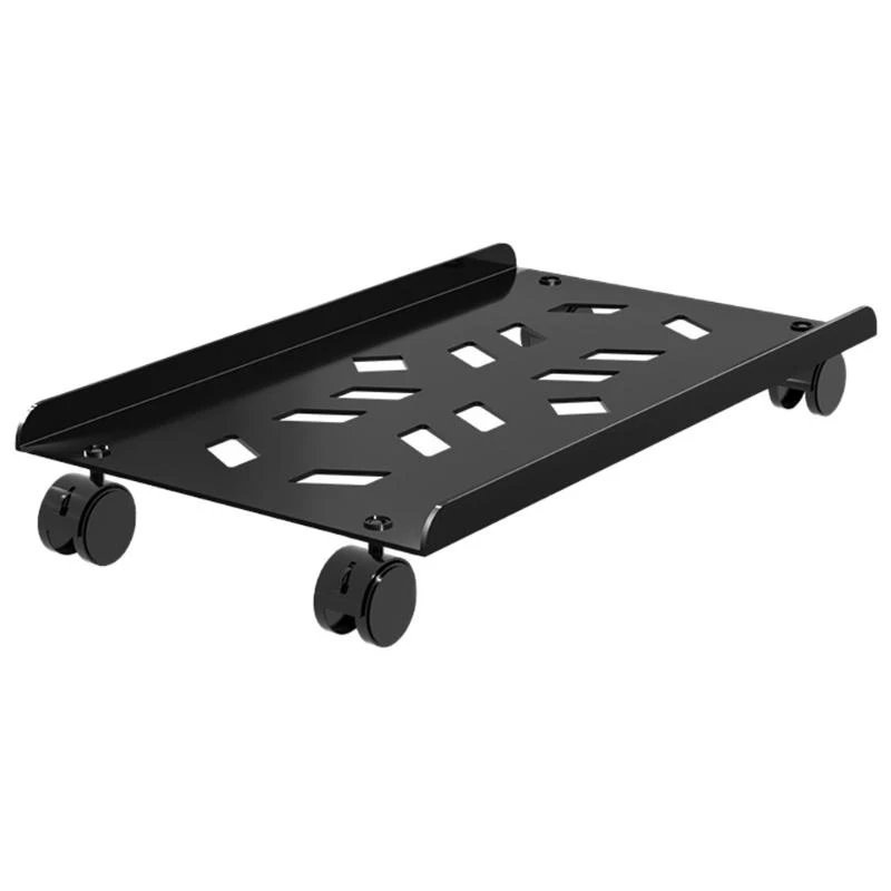 

Adjustable Mobile CPU Stand PC Tower Stand with 4 Wheel for PC Under Desk CPU Holder Ventilated Computer Tower Stand