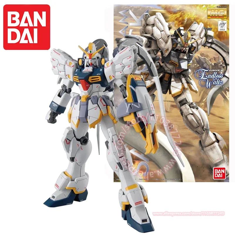 BANDAI XXXG-01SR Gundam Sandrock EW MG 1/100 Educational Assembled Children's Toys Birthday Gift Peripheral Model Action Figures