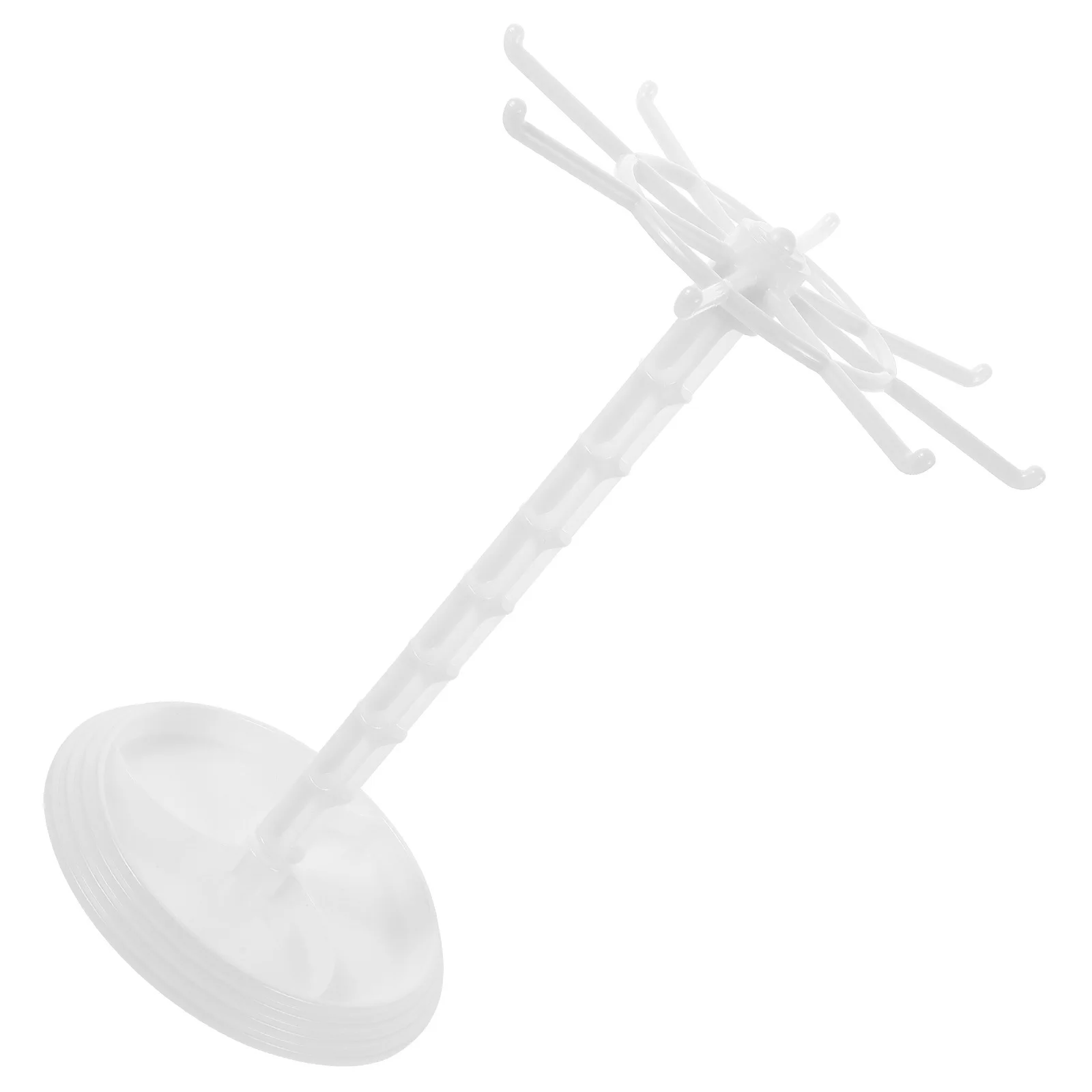 

Rotatable Jewelry Stand Organizer Tabletop Spinning Keychain Bracelet Holder Display for Earrings Watches Headbands