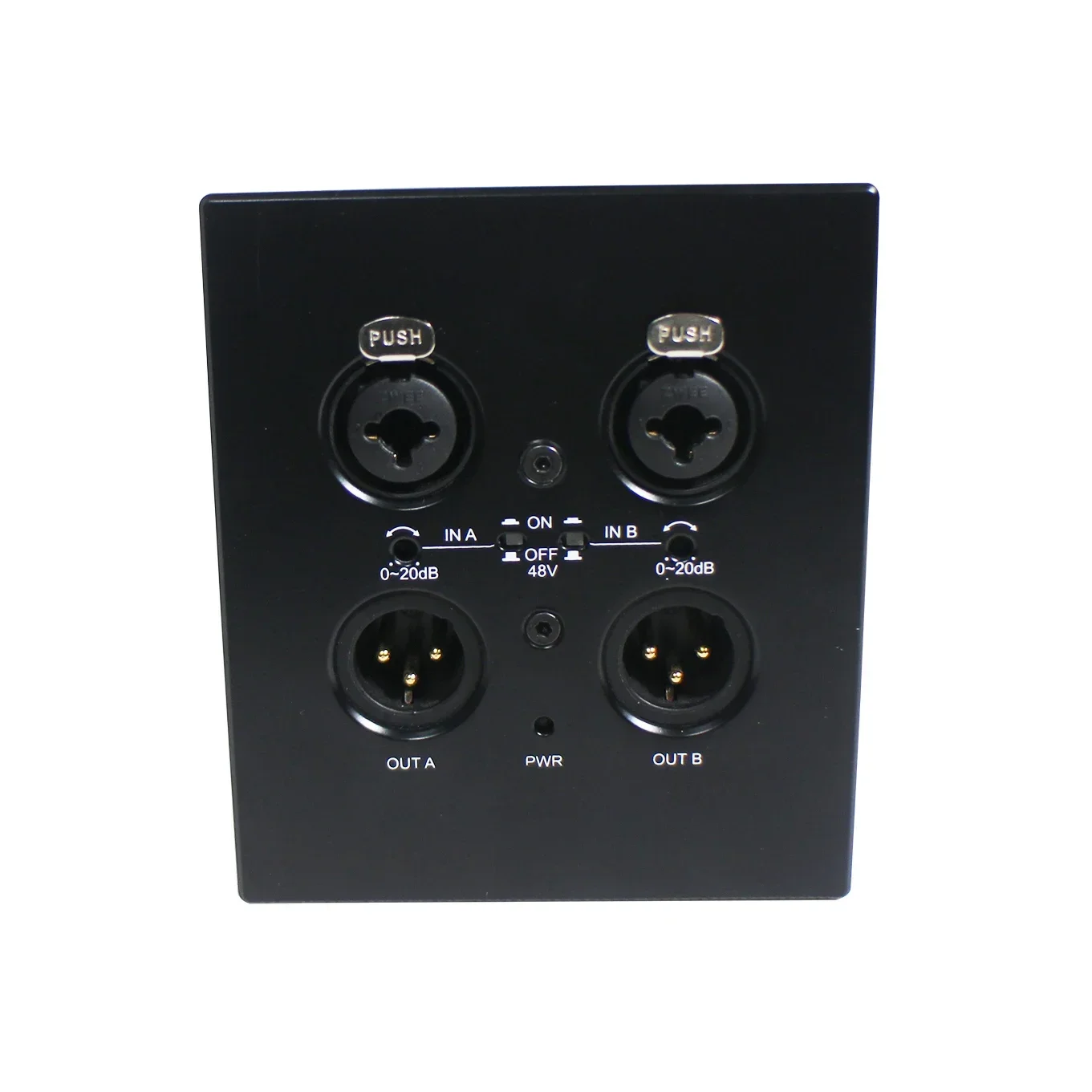 2026 High Quality Wall-mounted Interface Dante Bluetooth Wall Panel with Dante Digital Output