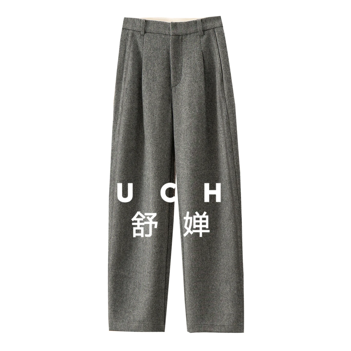 

Twill Woolen Fleece Sickle Suit Pants Women's 19I8 Pantalon Pour Femme Women Pants Streetwear Women