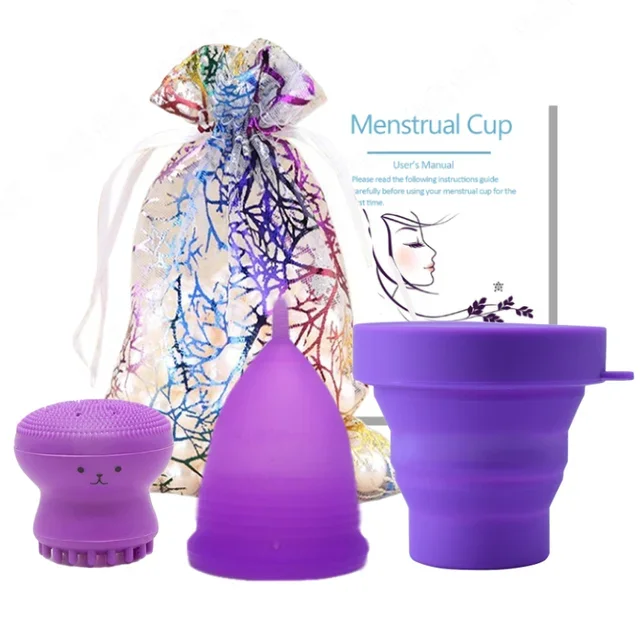 Lady Cup Menstrual Cup Silicone Moon Period Cup Bidets Accessories Accessories Sanitary M Menstrual Relief Menstrual Products