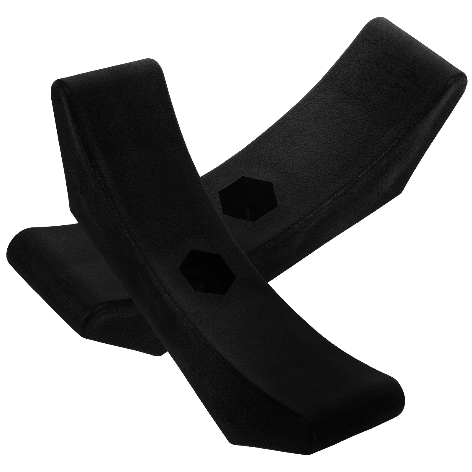 

2Pcs Dumbbell Rack Stand Thick Plastic Anti-Wear Holder Storage Fitness Equipment Multifunctional Use Dumbbell Rack