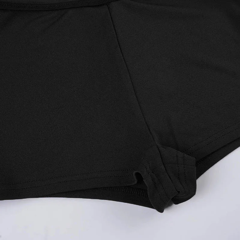 SUCHCUTE Solider Minimalistischer Basic Bodycon Rock Damen Streetwear Lässiger Minirock mit Elastischem Bund All-Match Harajuku Kleidung 2026 – Detail 10