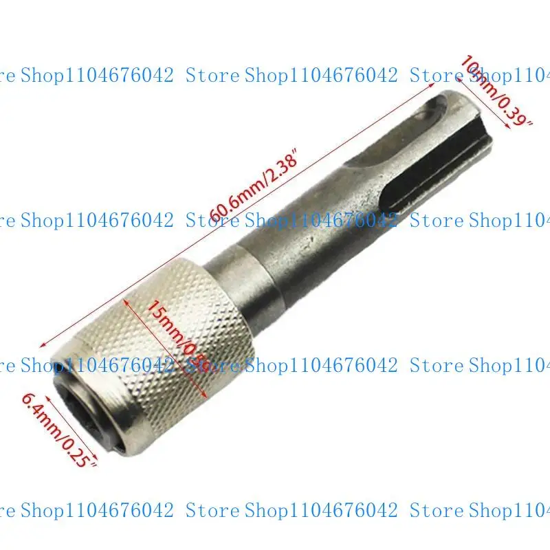 5ASD SDS Socket -adapter 1/4 Shank SCHIEKTROUWTRIVER BOOT HOLDER SOCKET -ADAPTER CONVERTER VOOR HAMMERS IMPACT BOOT BITS