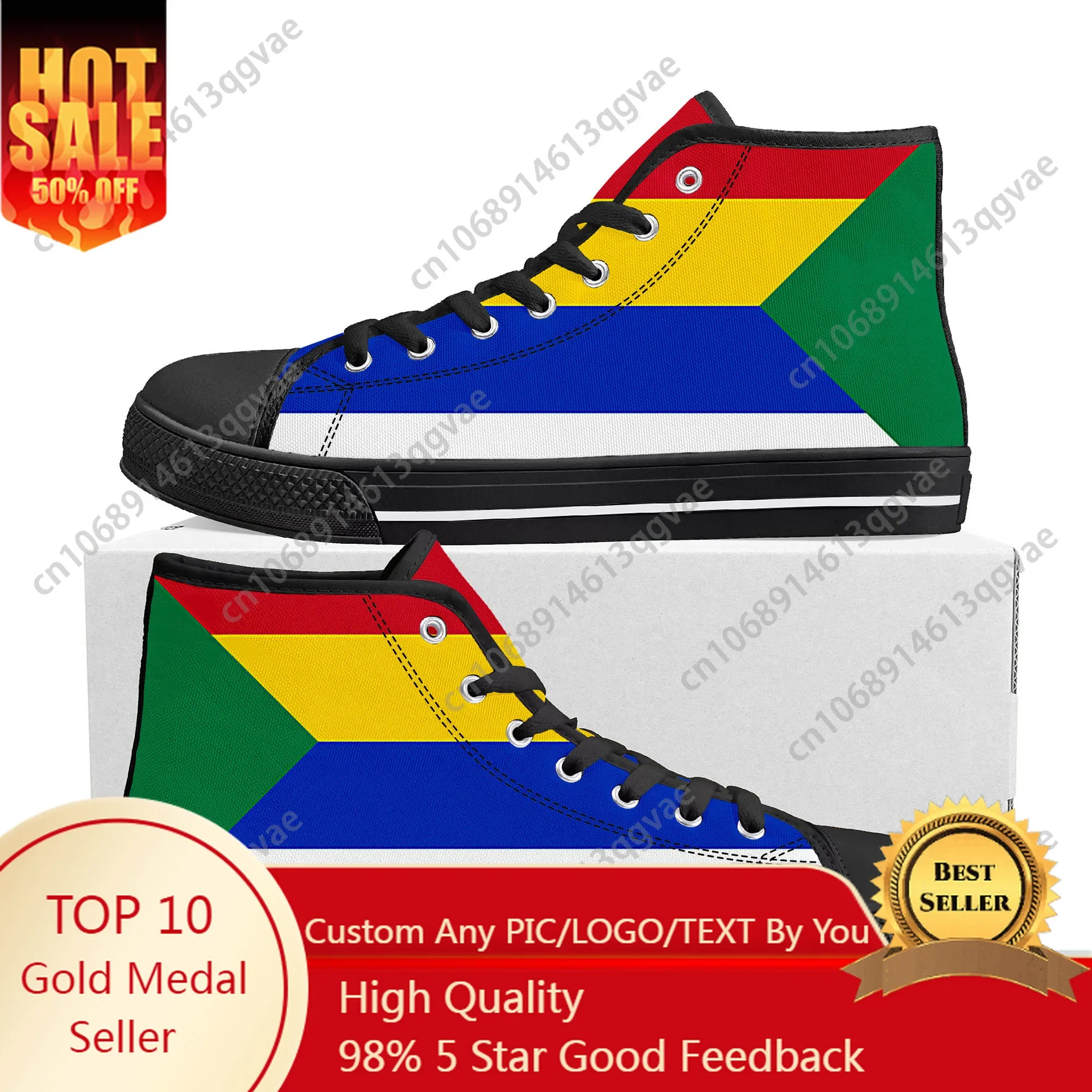 Support The Druze Logo Druze Star High Top High Quality Sneakers Mens Womens Teenager Canvas Sneaker Custom Made Couple Shoes