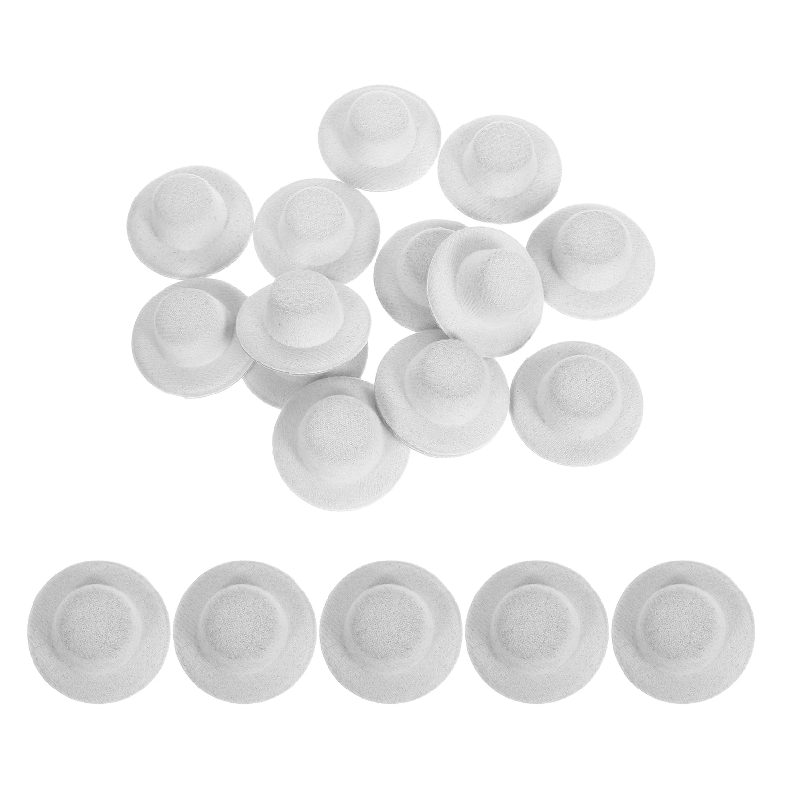 

20 шт., мини-цилиндры, аксессуары из мягкого фетра, креативные поделки, украшения для вечеринок, крошечные шапки для проектов «сделай сам», мини-цилиндр