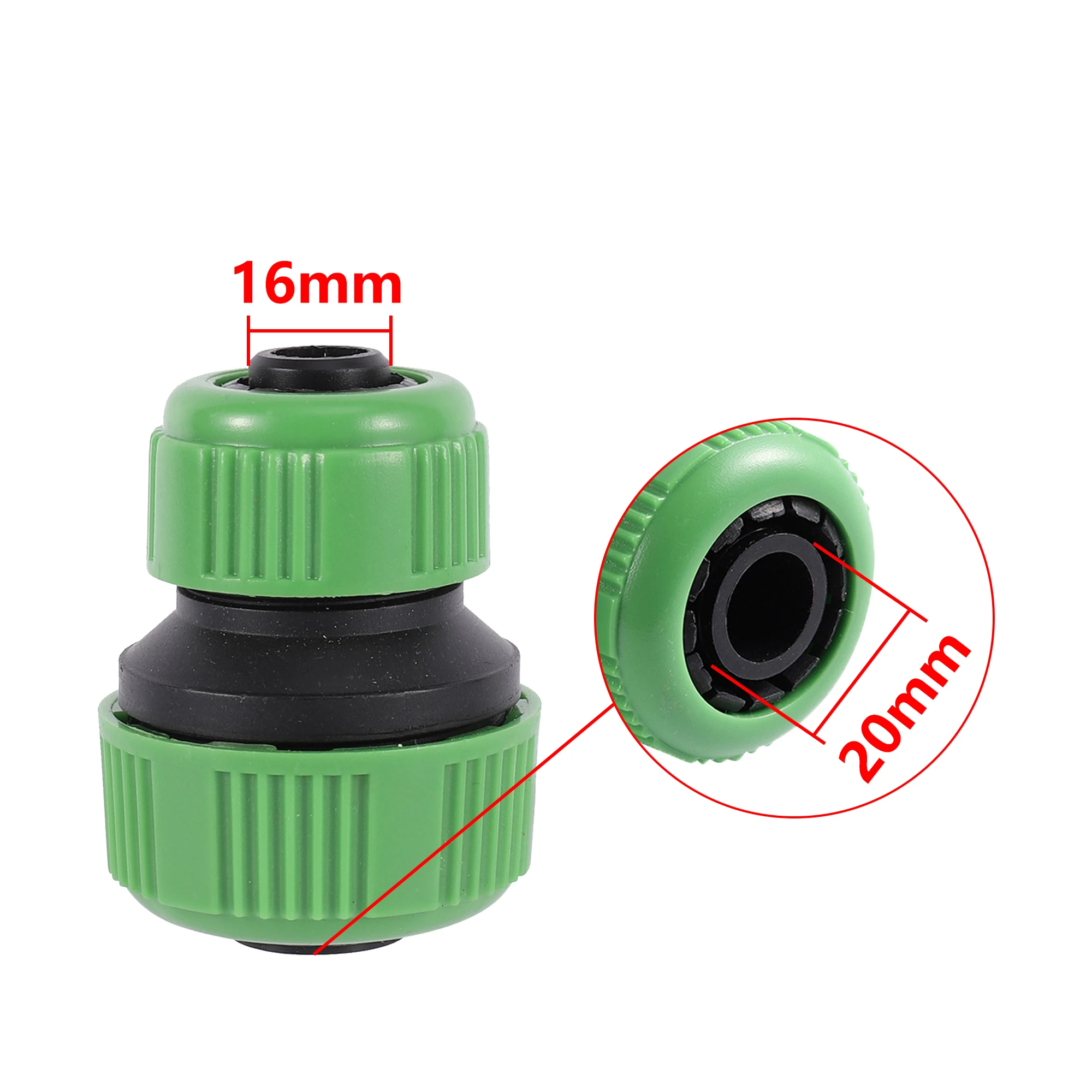 16/20mm Hose Repair Connecter Garden Tools Quick Connector Joints Repair Damaged Leaky Adapter Irrigation Adaptor Hose Connector